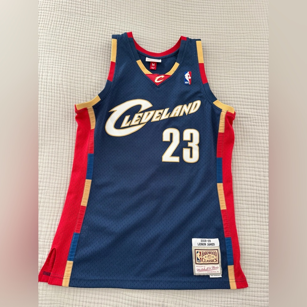 Nostalgia Cleveland Youth LeBron James #23 Jersey - Navy and Red
